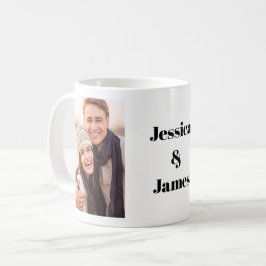 Caneca De Café Nomes de Fotografias da Família