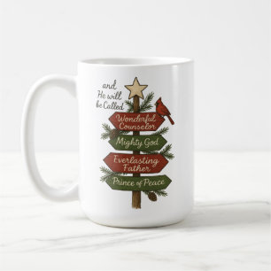 Caneca De Café Nomes de Jesus Natal Cristão 