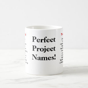 Caneca De Café Nomes perfeitos do projeto - para serir todos os
