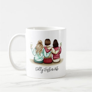Caneca De Café Nomes Personalizados do Dia das Irmãs - Gif Person