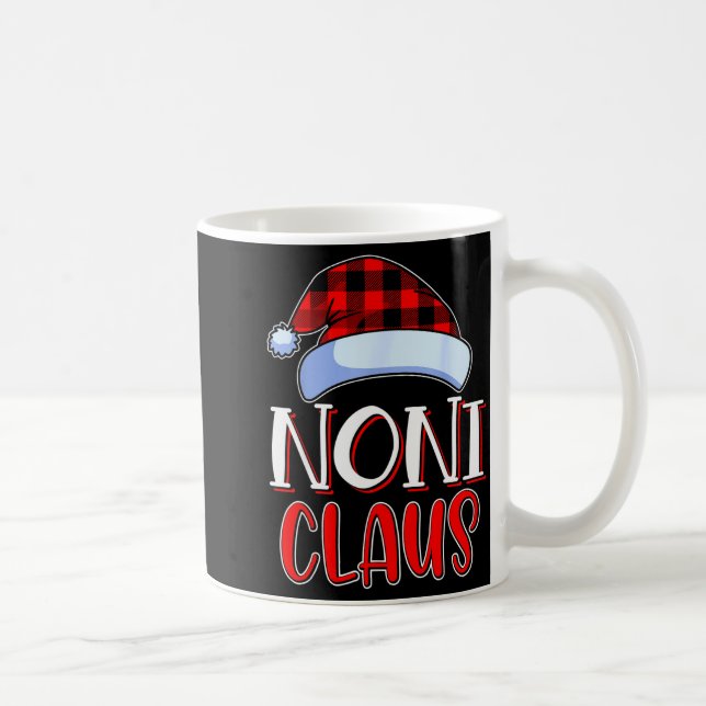 Caneca De Café Noni Claus Santa Family Matching Christmas Pajamas (Direita)