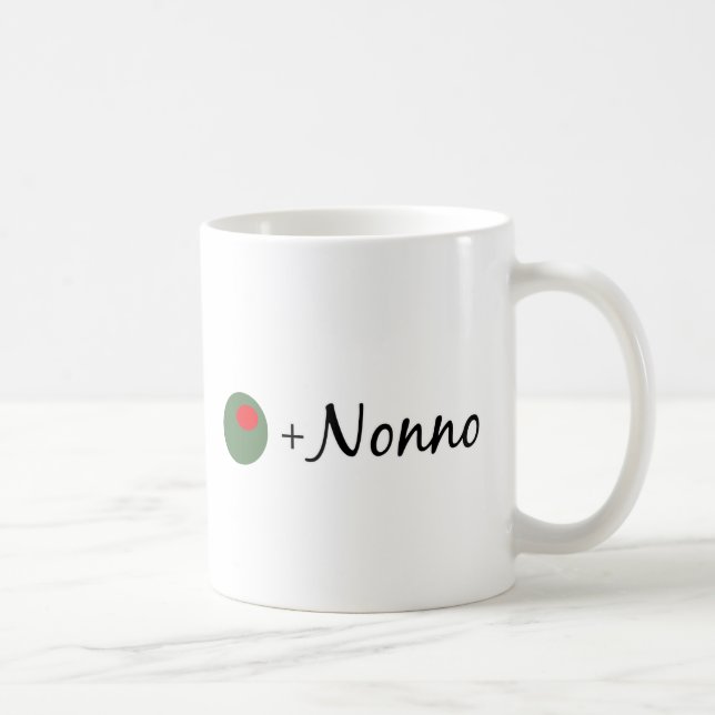 Caneca De Café Nonno verde-oliva (Direita)
