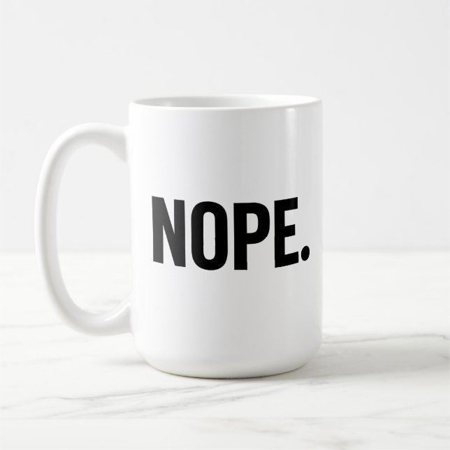 CANECA DE CAFÉ NOPE (Esquerda)