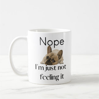 Caneca De Café Nope Frenchie Mug