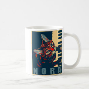Caneca De Café Nora O Gato De Piano - Posterizado