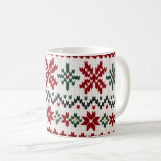 Caneca De Café Nordic Knit Christmas Mug