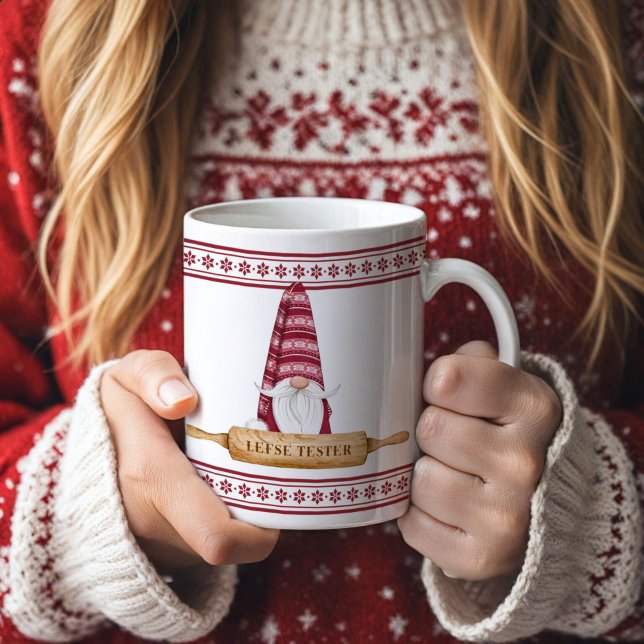 Caneca De Café Nórdico Gnomo | Esquerda (Criador carregado)