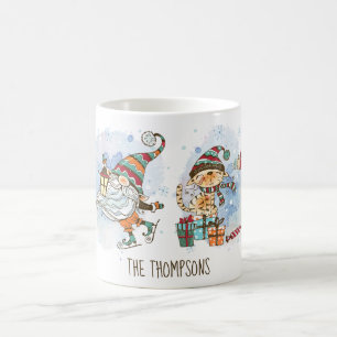 Caneca De Café Nórdico Gnomo Personalizado Natal