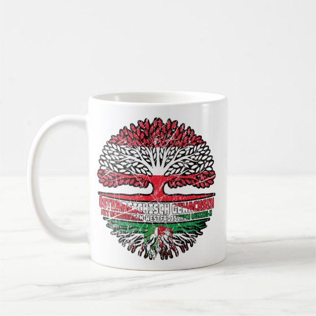 Caneca De Café Nordrhein-Westfalen Österreichisch Österreich (Esquerda)