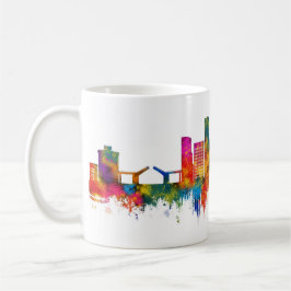 Caneca De Café Norfolk Virginia Skyline