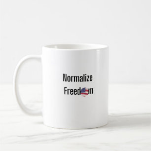 Caneca De Café Normalizar a liberdade