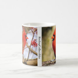 Caneca De Café Norte Cardinal Mug II por BirdingCollectibles