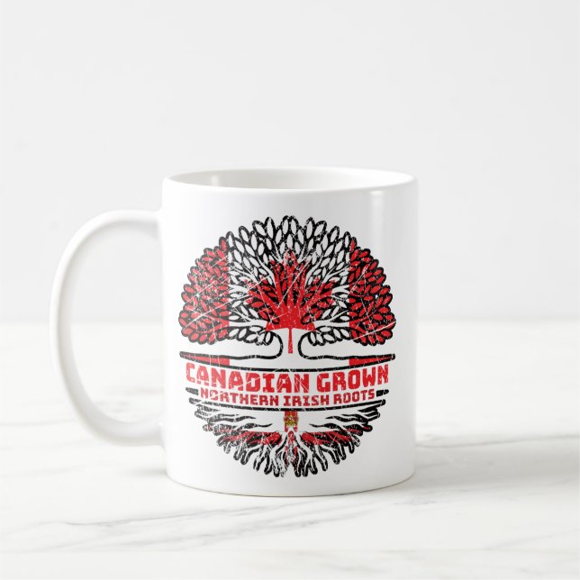 Caneca De Café Norte da Irlanda do norte Irlandês Canadá (Esquerda)