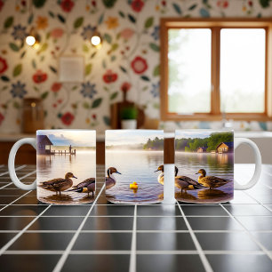 Caneca De Café Norte Pintail Dups Digital Mug Wrap Design