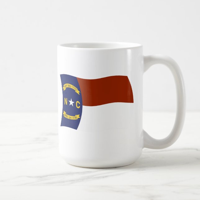 Caneca De Café North Carolina Flag Mug (Direita)
