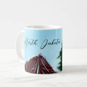 Caneca De Café North Dakota State Mountain Runoff