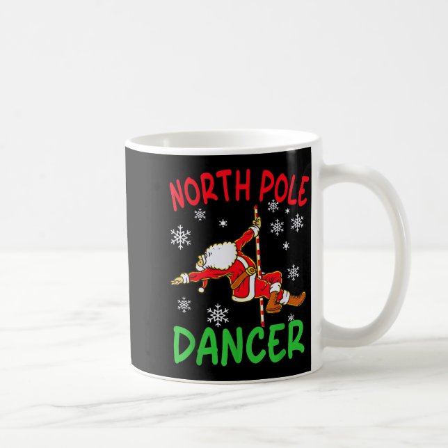 Caneca De Café North Le Dancer Funny Santa Joke  (Direita)