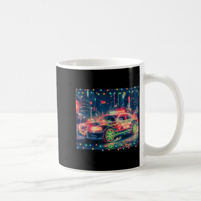 Caneca De Café North Le Patrol Christmas Car Tee  (Direita)