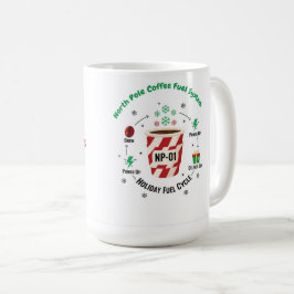 Caneca De Café “North Pole Coffee Fuel System – Funny Christmas M