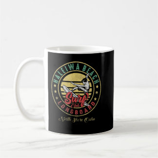 Caneca De Café North Shore Haleiwa Surf Surfing Amantes de Vintag