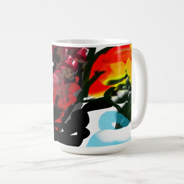 Caneca De Café Northern Cardinal  Autumn joy (Frente Esquerda)