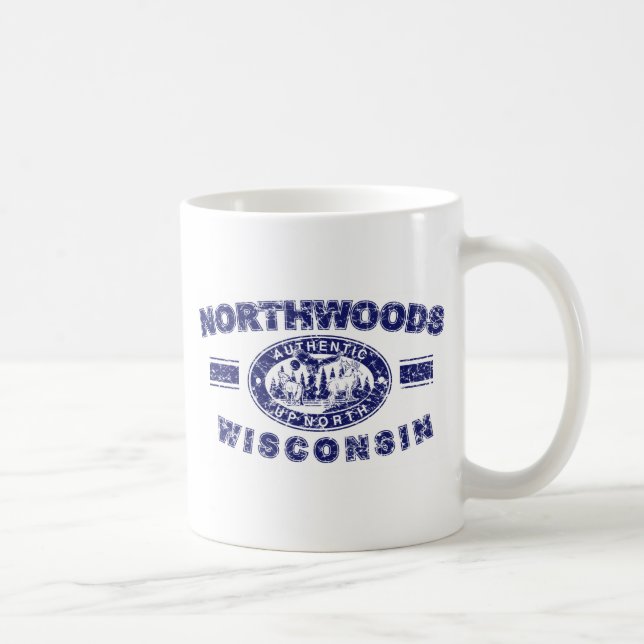 Caneca De Café Northwoods-Distress-[Conv (Direita)