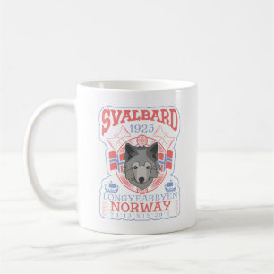CANECA DE CAFÉ NORWAY SVALBARD LONGYEARBYEN - SVALBARD ARCTIC FOX