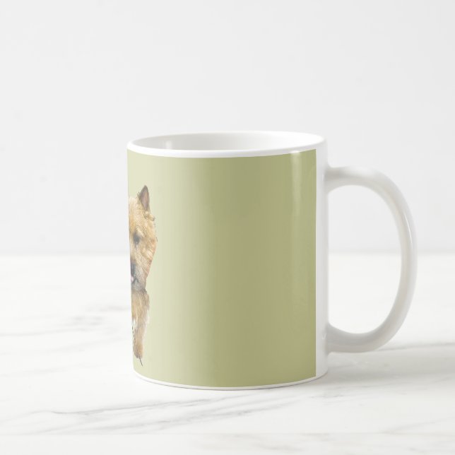Caneca De Café Norwich Terrier (Direita)