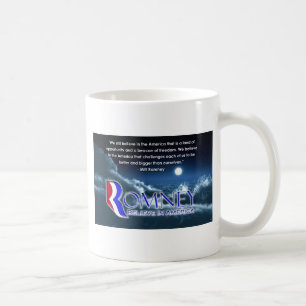 Caneca De Café "Nós ainda acreditamos… "- Romney 2012