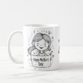 Caneca De Café Nós amamos você Feliz dia de as mães