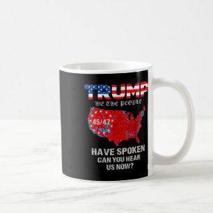 Caneca De Café Nós, As Pessoas, Falamos Do Mapa Das Eleições De 2