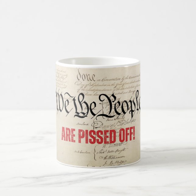 Caneca De Café Nós, as Pessoas, ficamos irritadas com a aparência (Centro)