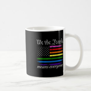 Caneca De Café Nós, As Pessoas, Significa Que Todos Usa Igualdade