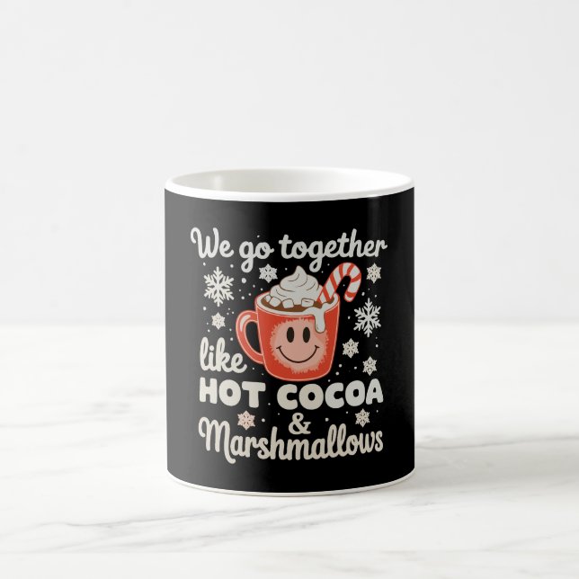 Caneca De Café Nós Combinamos Juntos Como Marshmallows de Cacau Q (Centro)