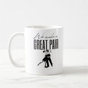 Caneca De Café Nós Fazemos Um Ótimo Par Perfeitos Juntos Amor Cor
