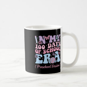 Caneca De Café Nos Meus 100 Dias De Escola, Crianças Retro-Pré-Es