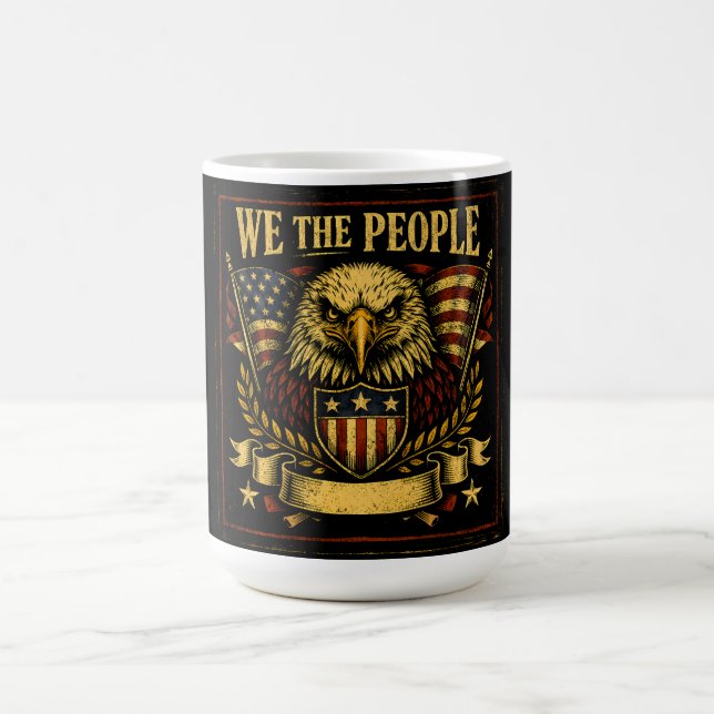 Caneca De Café Nós, O Povo – Orgulho Constitucional Americano (Centro)