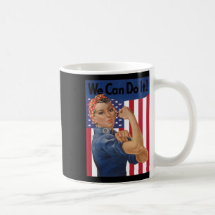 Caneca De Café Nós Podemos Fazer Isso Rosie A Bandeira Feminista