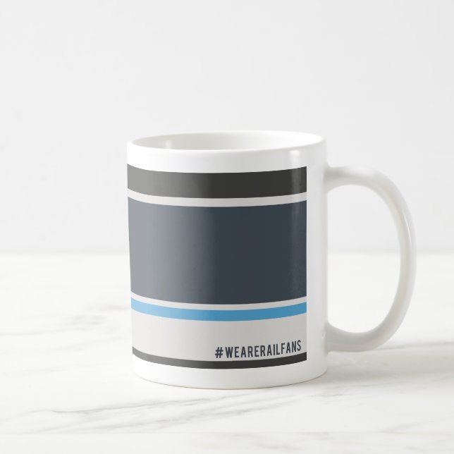 Caneca De Café Nós somos cinza escocês de Railfans (Direita)