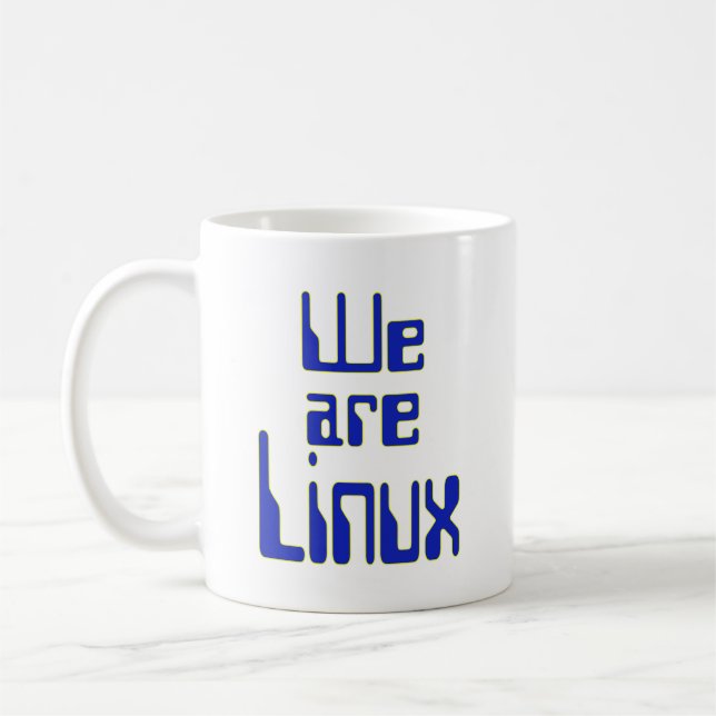 Caneca De Café Nós somos Linux (Esquerda)