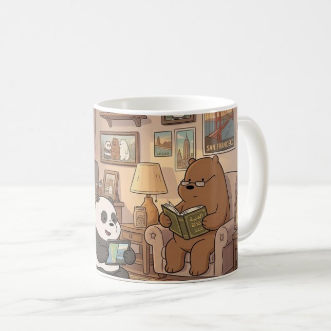 Caneca De Café Nós suportamos  (Frente Esquerda)
