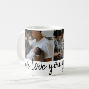 Caneca De Café Nós te amamos vovô moderno 3 foto Dia dos Pais 