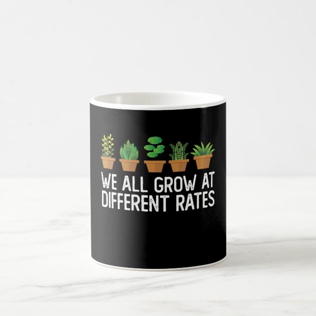 Caneca De Café Nós Todos Crescemos em Ritmos Diferentes (Centro)