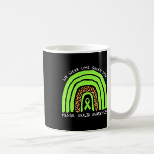 Caneca De Café Nós Vestimos O Verde limão Rainbow Para Saber Da S