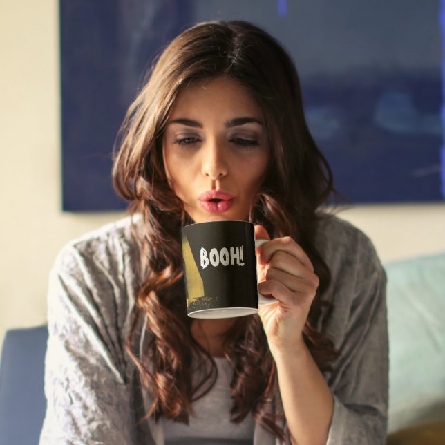 Caneca De Café Nosferatu Booh Vampire Horror (Criador carregado)