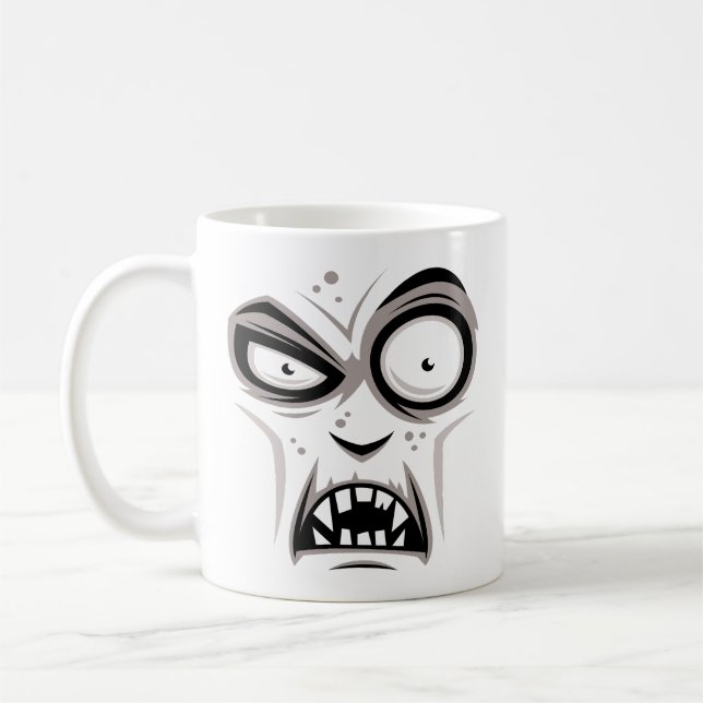 Caneca De Café Nosferatu Vampire Face (Esquerda)