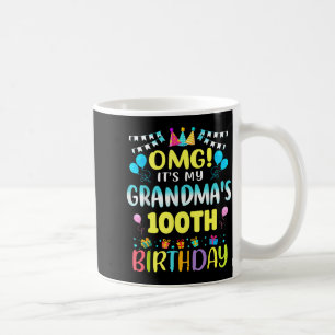 Caneca De Café Nossa, É o 100º Aniversário da Minha Avó, Doce 100