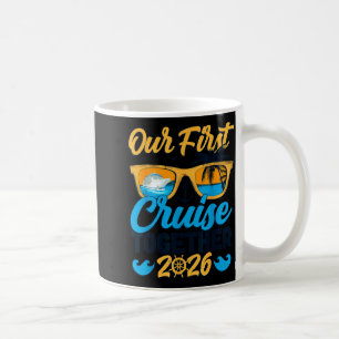 Caneca De Café Nossa primeira viagem de cruzeiro 2026 juntos casa