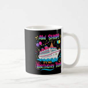 Caneca De Café Nossa Que Barco É Meu Aniversário Viagem Cruzeiro
