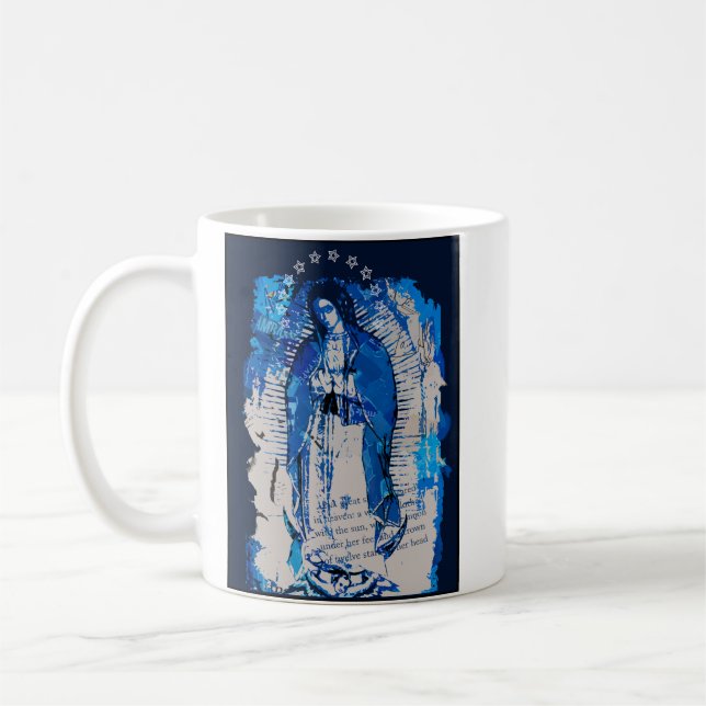 Caneca De Café Nossa Senhora de Guadalupe Collage (Esquerda)